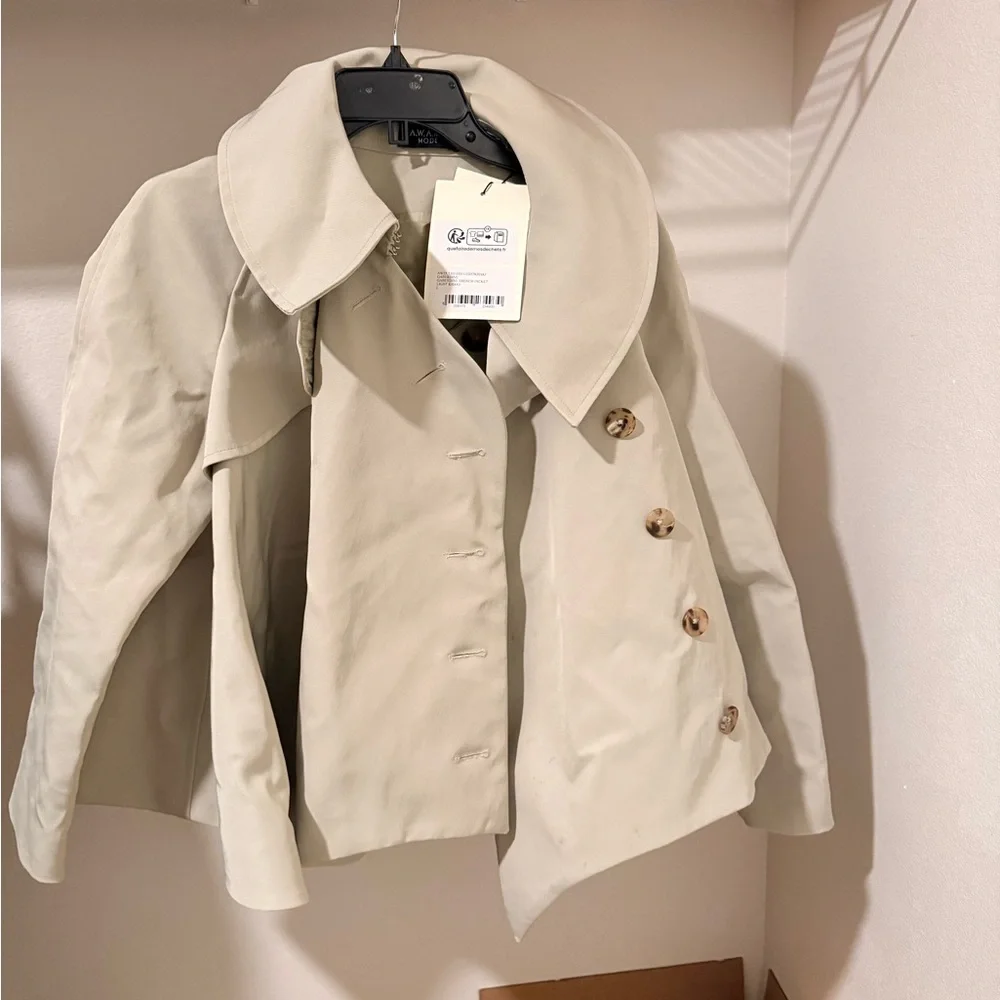 Awake Mode Gabardine Trench Coat - Picture 7 of 14